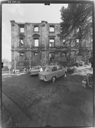 Magdeburg, Domplatz 5. Ruine der ehem. Domdechanei