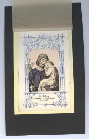 "St. Joseph." (kleines Andachtsbild)