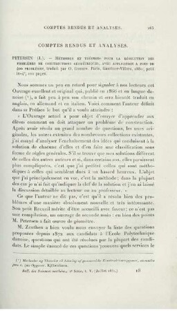 Bulletin des Sciences Mathèmatiques et Astronomiques.