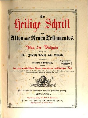 Die Heilige Schrift des Alten und Neuen Testamentes, [2]