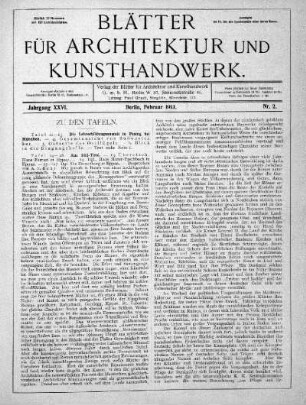 No 2, Februar 1913
