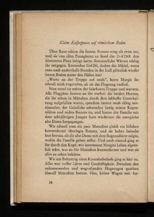 Kleine Kaffeepause auf römischem Boden