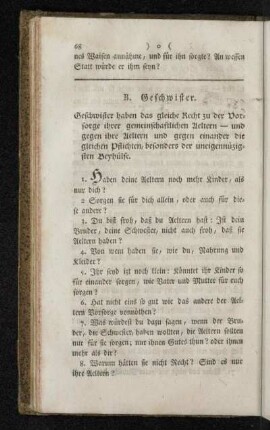 B. Geschwister.