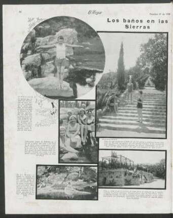 Los baños en las sierras