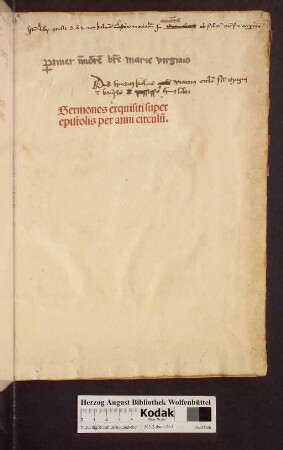 Sermones exquisiti super epistolis per anni circulu[m]