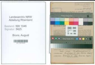 Entnazifizierung August Bruns , geb. 09.02.1915 (Ingenieur)