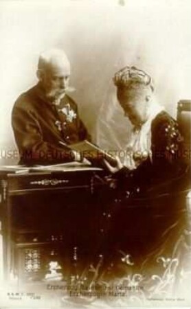 Erzherzog Rainer von Österreich mit seiner Frau Erzherzogin Marie