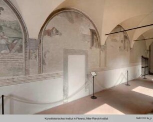 Freskenzyklus mit Szenen aus dem Leben des Heiligen Benedikt von Nursia