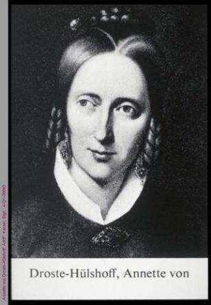 Porträt von Annette von Droste-Hülshoff