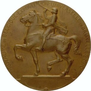 Medaille zur Brüsseler Ausstellung 1910