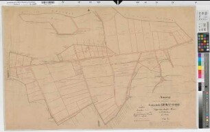 Haltern (Haltern), Teilung der Lippramsdorfer Mark, Bl.1 Brouillonkarte Flur 1