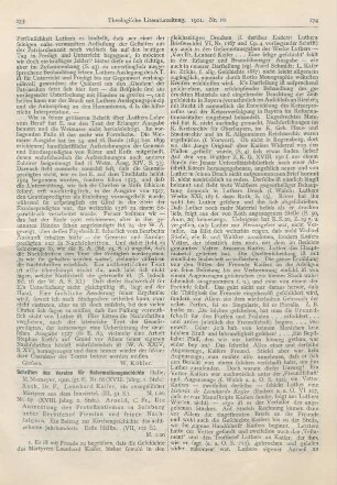 273-276 [Rezension] Schriften des Vereins für Kirchengeschichte Halle, M. Niemeyer, 1900. Nr. 66 u. 67