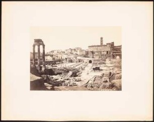 Forum Romanum, Rom: Ansicht (aus: sog. »Koch-Mappe«)
