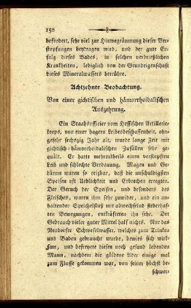Achtzehnte Beobachtung.