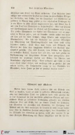Bildnerei und Malerei