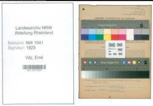 Entnazifizierung Emil Vitz , geb. 02.05.1879 (Rauhmeister)