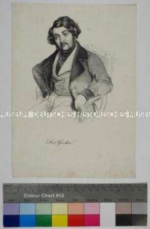 Porträt des französischen Schriftstellers Léon Gozlan