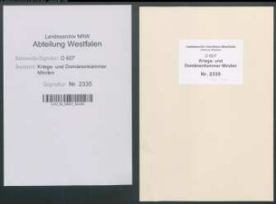 Erblicher Verkauf der Elsemühle nordöstlich von Bünde (Amt Limberg, Vogtei Bünde) - Band 2