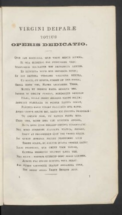 Virgini deiparae totius operis dedicatio