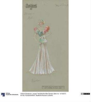 Langes Tanzkleid für Mlle Sinclair