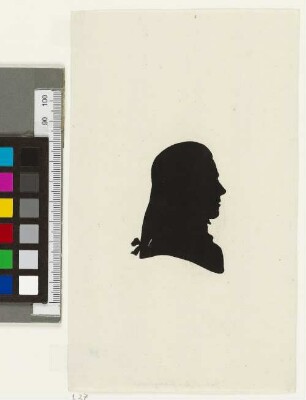 [Bildnis von Julius Peter Langhans] : [Schattenriss]
