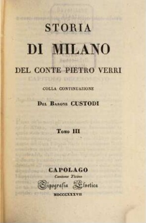 Storia di Milano, 3