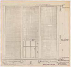 Technische Universität Berlin Elektrotechnische Institute, 2. Bauabschnitt: Glasbausteinwand 1:20
