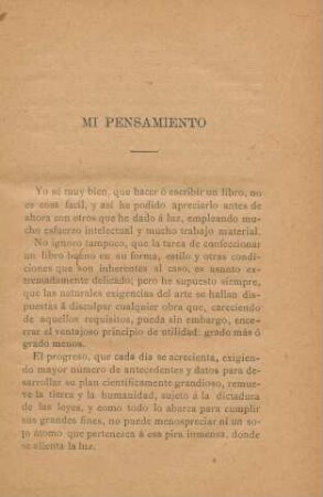 Mi pensamiento