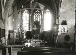 Nordhausen, Blasiikirche : Nordhausen. Blasiikirche. Blick in den Chor