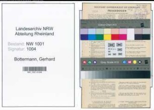 Entnazifizierung Gerhard Bottermann, geb. 27.03.1897 (Landwirt)