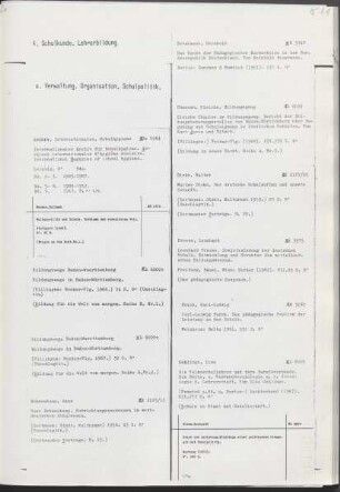 4. Schulkunde, Lehrerbildung