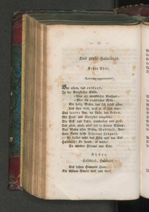 Das große Hallelujah.
