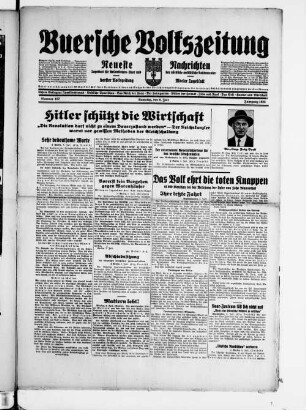Buersche Volkszeitung. 1922-1933