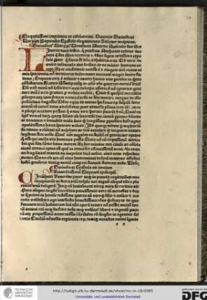 Eloquentissimi imprimis ac celeberrimi oratoris Swiniforti Barzizii Papiensis epistole elegantiores feliciter incipiunt.