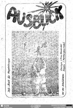 6.1989: Ausblick : Informationen für die Magdeburger Gemeinden