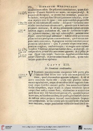 Caput. XIII.: De Venationis conditionibus