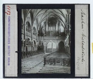 Aachen, St. Michael (Jesuitenkirche) : Innenansicht, Blick zum Eingang (SW)