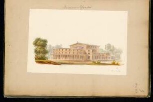 Sommertheater Monatskonkurrenz Mai 1850: Perspektivische Ansicht