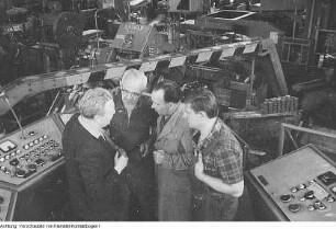 Dresden, Niedersedlitz. VEB Sachsenwerk Niedersedlitz, Oktober 1952