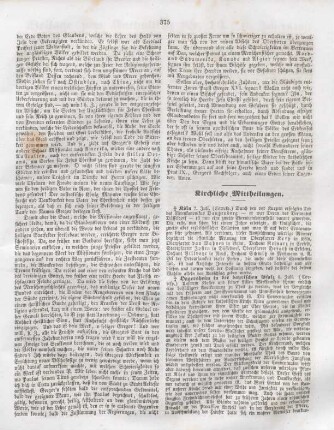 375-376 Kirchliche Mittheilungen