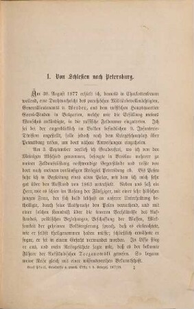 Erlebnisse eines preußischen Offiziers in russischen Diensten während des Türkischen Krieges 1877/78