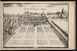 Prospect des Mediciner-Garten zu Altdorff. - Universität Altdorf, Hortus medicus