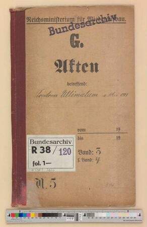 Verhandlungen und Maßnahmen infolge des Londoner Ultimatums: Bd. 3