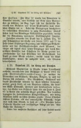 § 23. Napoleon III. im Krieg mit Preußen