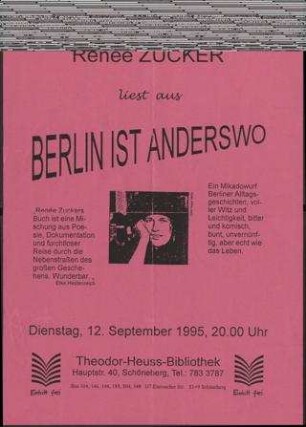 Berlin ist anderswo Berliner Alltagsgeschichten