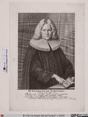 Bildnis Georg Jacob Schwindel