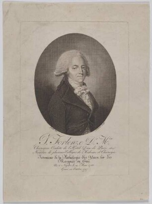 Bildnis des Joseph Nicolas Blaise Forlenzi