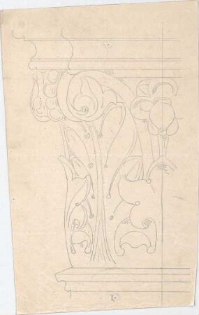 Voit, August von; Weißenhorn; Pfarrkirche - Kapitell (Teilansicht)