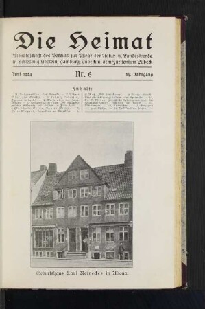 Geburtshaus Carl Reineckes in Altona