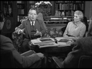 Ernst Kretschmer spricht über seine konstitutionsbiologischen Forschungen, Tübingen 1955